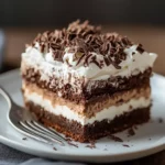 Brownie refrigerator cake recipe with whipped topping