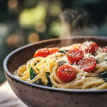 Meghan Markle spaghetti recipe plated