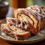 Country Apple Fritter Bread with glaze