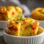 Egg bites recipe no cottage cheese with cheese and veggies