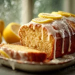 A lemon cake to die for with lemon glaze