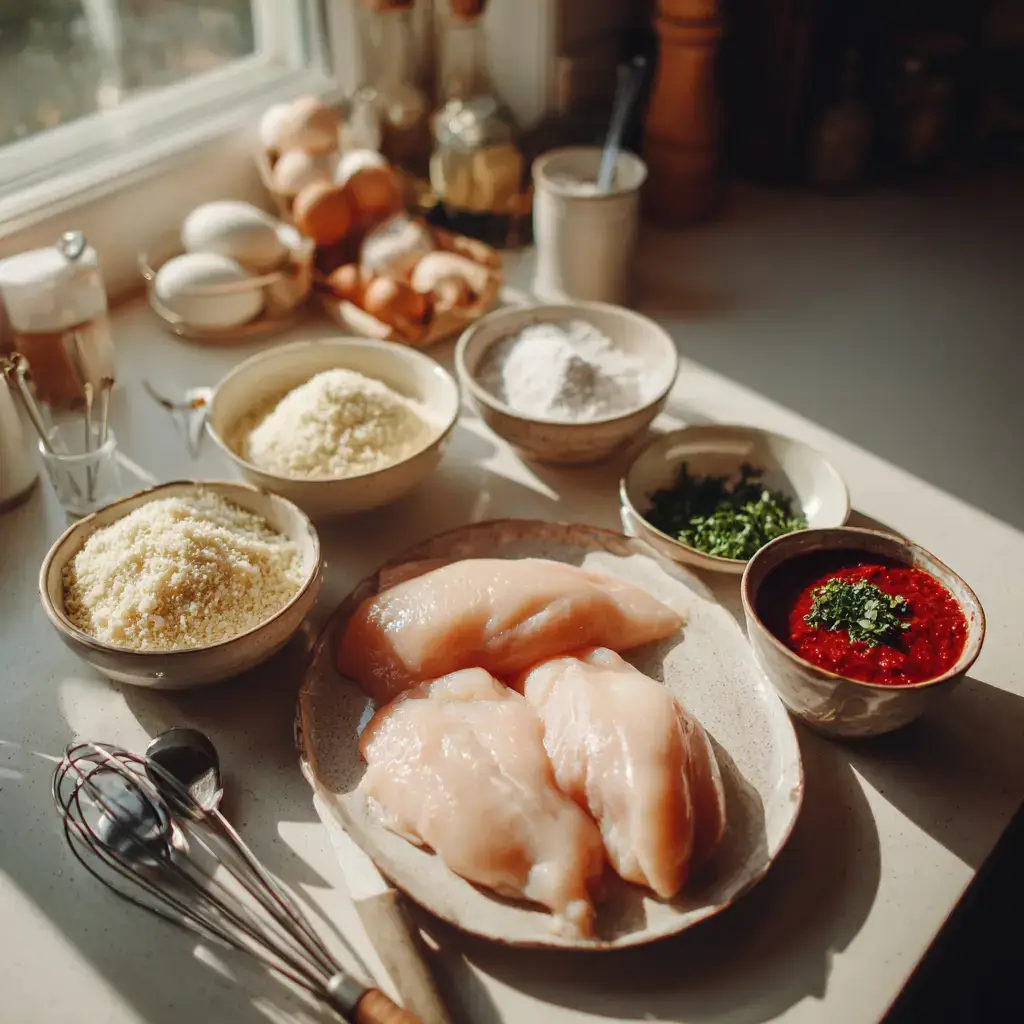 Chicken Parmigiana Olive Garden recipe ingredients