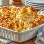 Cooper’s Hawk Mary’s Potatoes casserole with golden Ritz topping