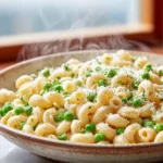 Creamy Ditalini Pasta Recipe with Peas and Parmesan