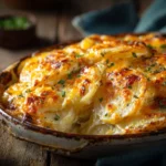 Fleming’s potatoes recipe creamy layers and golden cheese