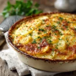 potato gratin recipe without cream baked with cheese