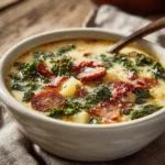 zuppa toscana recipe creamy sausage potato kale soup