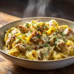 Creamy Pepper Jack Chicken & Sausage Pasta