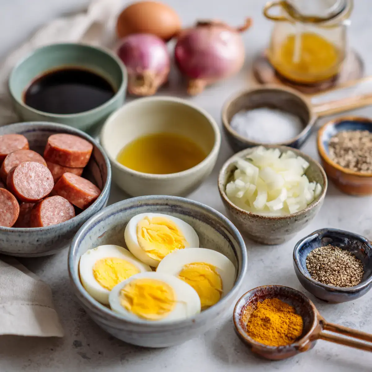 tangy-pickled-eggs-with-sausage-and-onions-ingredients