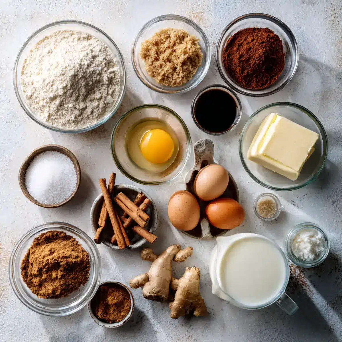 frosted-gingerbread-brownies-ingredients