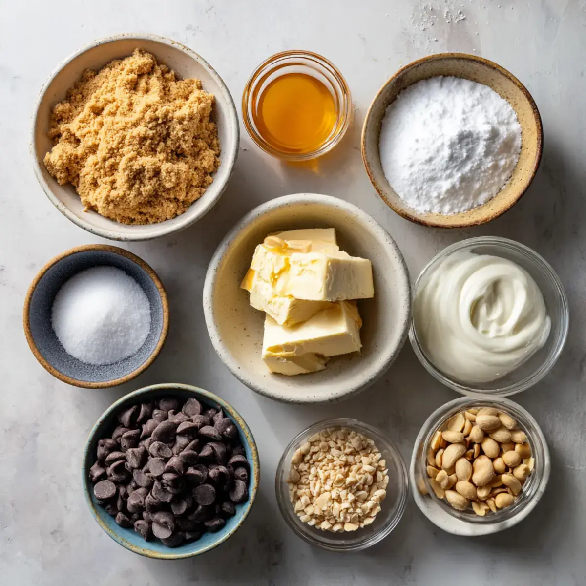 Ingredients for No-Bake Peanut Butter Cheesecake Balls Recipe