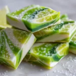Margarita Bark Candy with Tequila Dessert