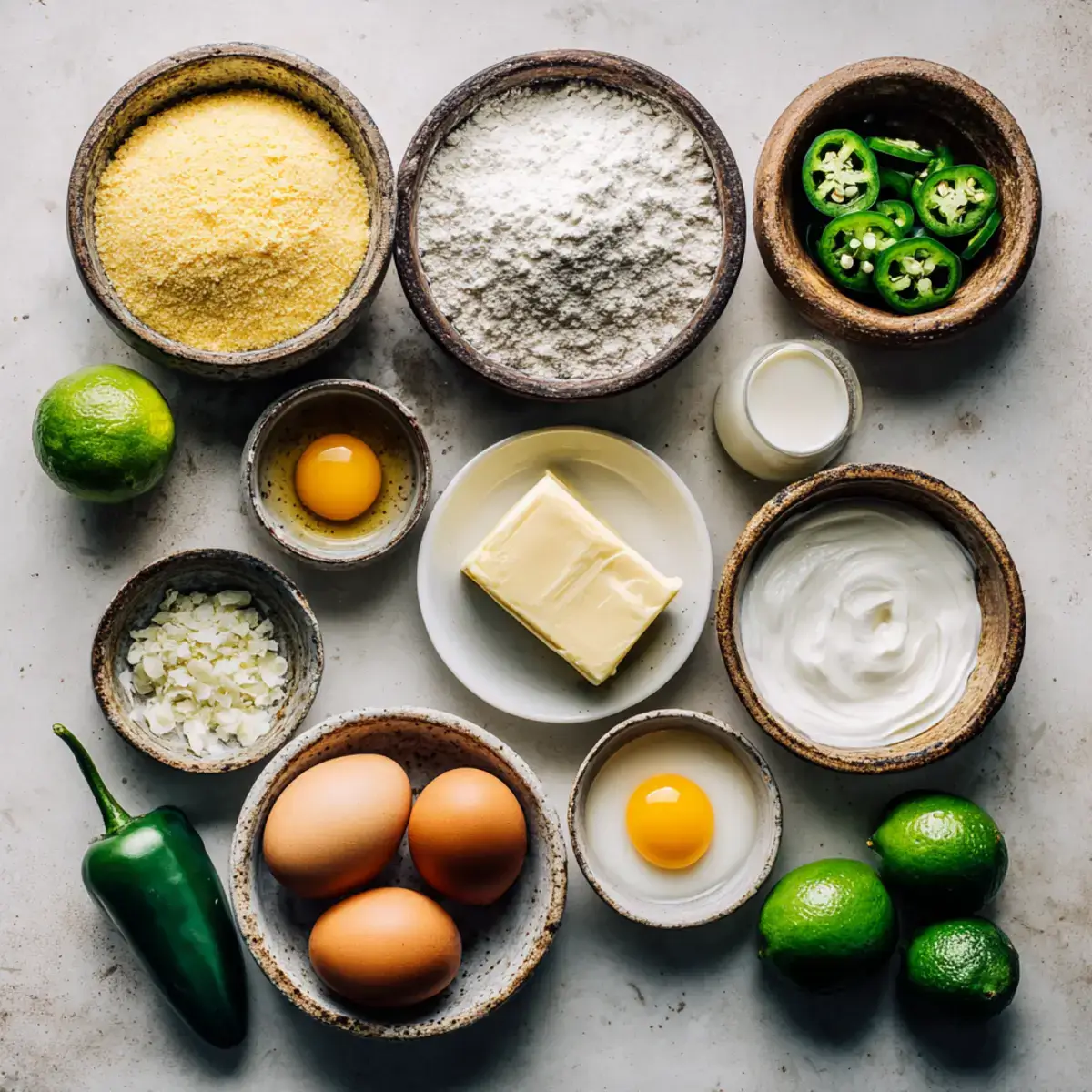 spicy-jalapeno-cornbread-ingredients