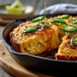 spicy-jalapeno-cornbread-drizzled-with-sweet-lime-honey