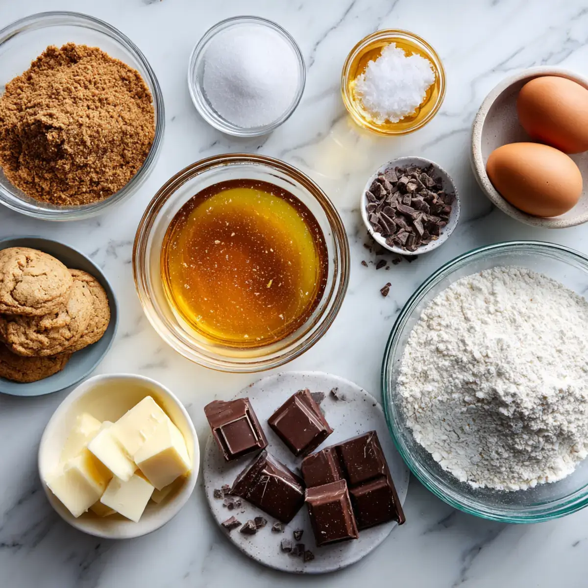Brown Butter Chocolate Chip Cookie Ingredients