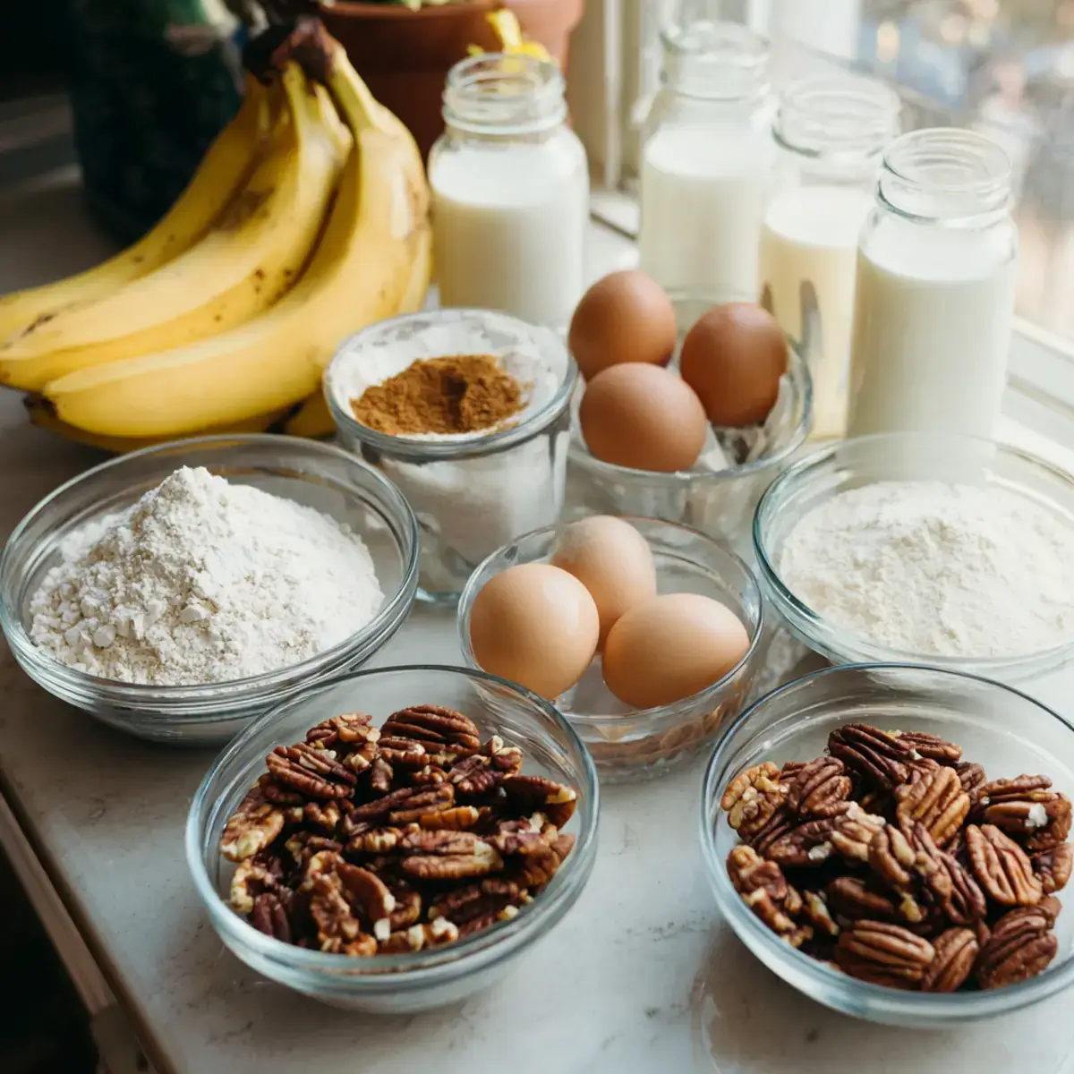 banana-pecan-cake-ingredients