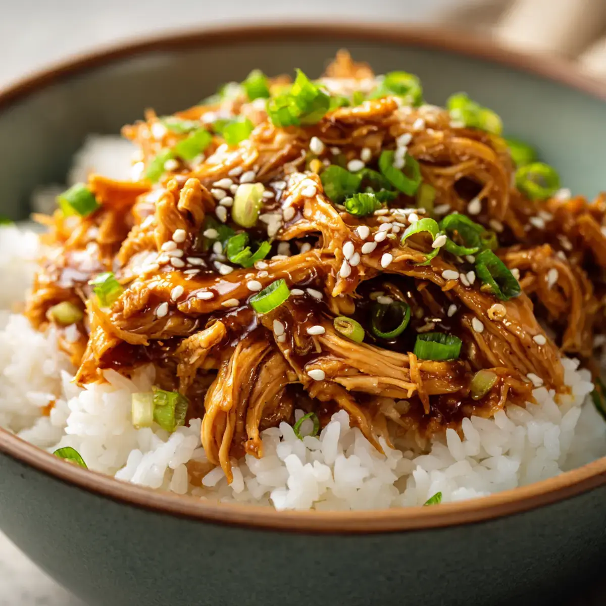 Crock Pot Honey Garlic Chicken with Sesame Seeds