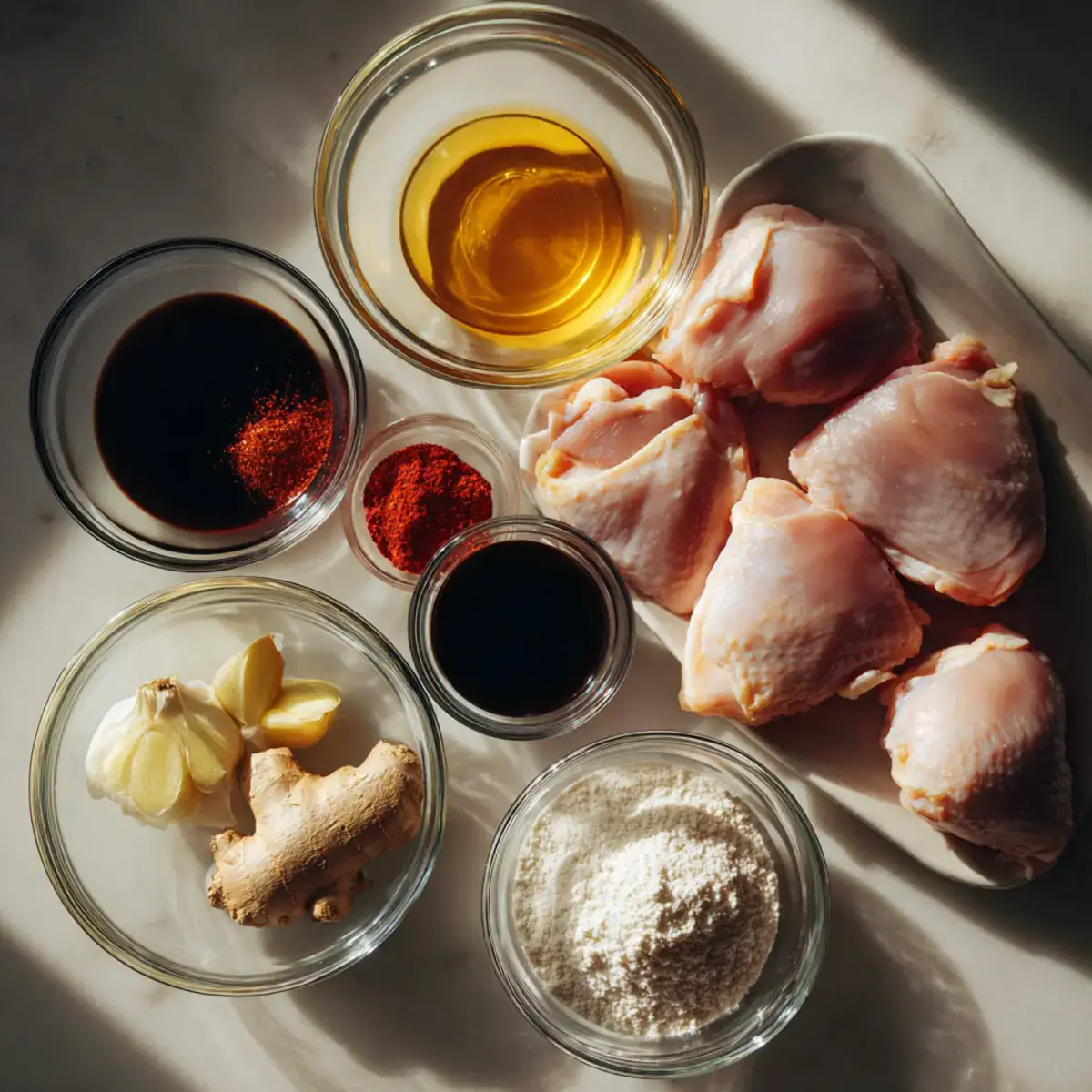 Crock Pot Honey Garlic Chicken Ingredients