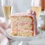 Pretty Pink Champagne Cake with Champagne Buttercream