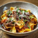 Short Rib Pappardelle in red wine sauce