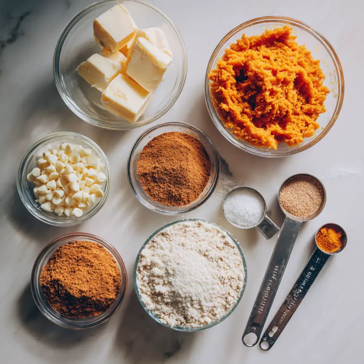 ingredients for no bake pumpkin cheesecake balls