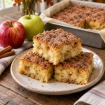 Apple baked goods recipe with cinnamon apple cake squares